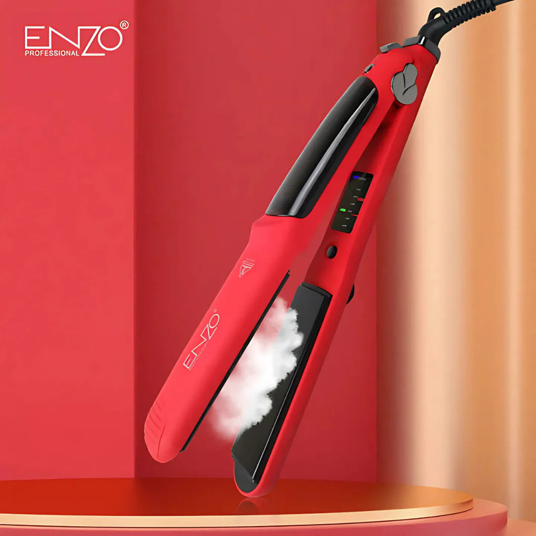 ENZO EN-3999 SteamPro – Professional Ionic Iron with Ceramic-Titanium Plates